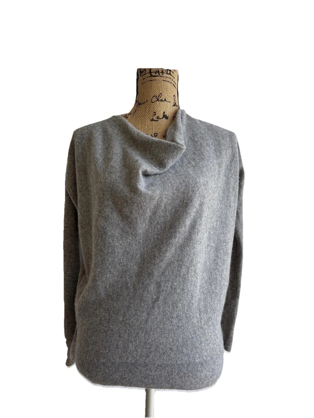 Sundance Women's  Cashmere Gray Pullover Sweater Size Small Minimalist Luxury